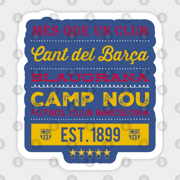 Mes Que Un club Sticker by InspireSoccer